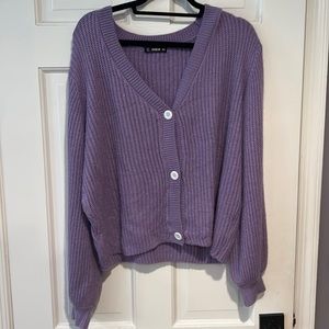 LAVENDER CARDIGAN